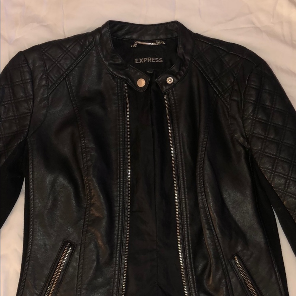 Leather Jacket - Size Small - Express - image 1
